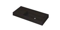 Wastafel INK Momento 1000x450x90 mm Quartz zwart 3421238