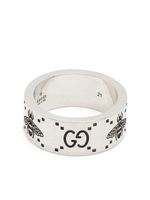 Gucci bague à logo GG - Argent