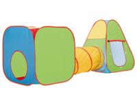 Playtive Speeltent met tunnel (groen/geel/blauw/rood)