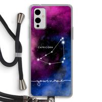 Sterrenbeeld - Donker: OnePlus 9 Transparant Hoesje met koord
