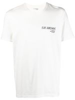 Fay t-shirt à logo imprimé - Blanc