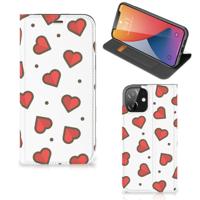 iPhone 12 | iPhone 12 Pro | Hoesje met Magneet | Hearts