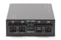 Digitus DN-82124 netwerk media converter 1000 Mbit/s 1310 nm Single-mode, Multimode Zwart - thumbnail