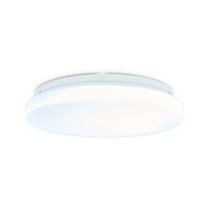 Nedis SmartLife Plafondlamp | Wi-Fi | RGB / Warm tot Koel Wit | Rond | Diameter: 260 mm | 1820 lm | 3000 - 6500 K | IP20 | Energieklasse: F | Android
