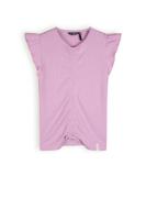 NoBell Meisjes t-shirt rib - Krisp - Vintage roze