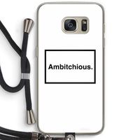 Ambitchious: Samsung Galaxy S7 Transparant Hoesje met koord