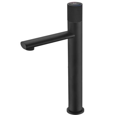 Wastafelkraan SaniClear Moro | Opbouw | Mengkraan | Hoog model | Mat zwart