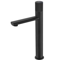 Wastafelkraan SaniClear Moro | Opbouw | Mengkraan | Hoog model | Mat zwart