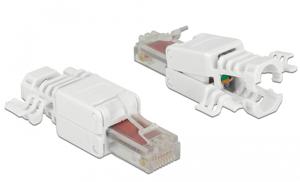 DeLOCK 86416 RJ-45 Wit kabel-connector
