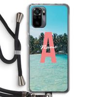 Pacific Dream: Xiaomi Redmi Note 10 Pro Transparant Hoesje met koord