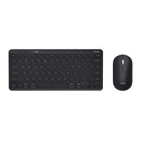 Trust Lyra toetsenbord Inclusief muis RF-draadloos + Bluetooth QWERTY Engels Zwart - thumbnail