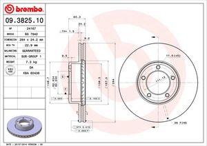 Remschijf BREMBO, Remschijftype: Binnen geventileerd, u.a. für Jaguar, Daimler