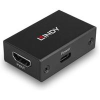 Lindy 38391 audio/video extender AV-repeater Zwart