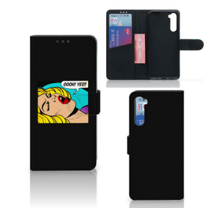 OnePlus Nord Wallet Case met Pasjes Popart Oh Yes