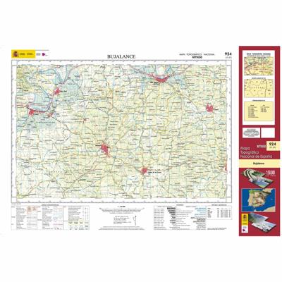 Topografische kaart 924 MT50 Bujalance | CNIG - Instituto Geográfico Nacional1