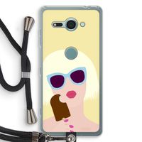 Ice cream: Sony Xperia XZ2 Compact Transparant Hoesje met koord