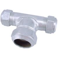 Riko Koper T-Koppeling 22x22x15 mm | Hoogwaardige Kwaliteit