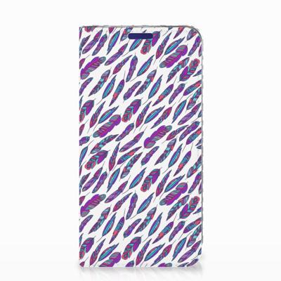 Samsung Galaxy S10e | Hoesje met Magneet | Feathers Color
