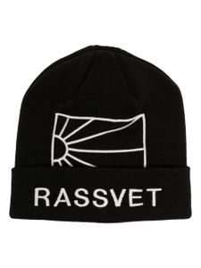 RASSVET bonnet à logo brodé - Noir