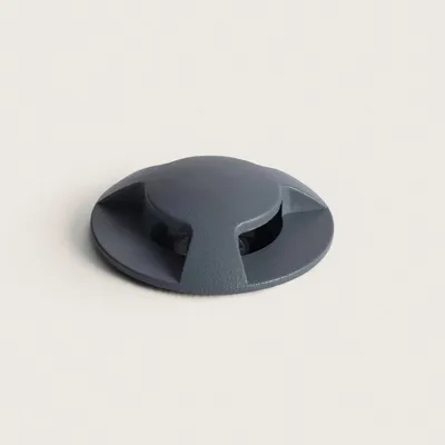 Grondspot Grijs 3W led warm wit 52mm 230 V