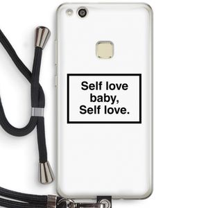 Self love: Huawei Ascend P10 Lite Transparant Hoesje met koord