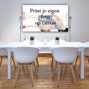 Eigen foto op canvas