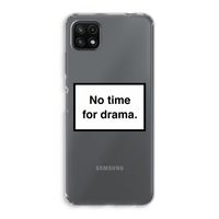 No drama: Samsung Galaxy A22 5G Transparant Hoesje