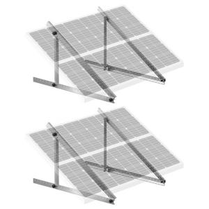 VEVOR 114cm zonnepaneelbeugels, zonnepaneelbeugel, balkonkrachtcentrale, set van 2