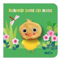 Standaard Uitgeverij Kartonboek met vingerpopje - kuikentje zoekt zijn mama