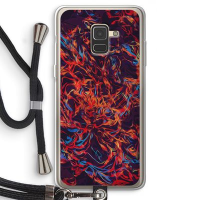 Lucifer: Samsung Galaxy A8 (2018) Transparant Hoesje met koord