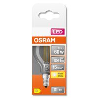 OSRAM 4058075447936 LED-lamp Energielabel D (A - G) E14 Kogel 5.5 W = 60 W Warmwit (Ø x l) 45.0 mm x 77.0 mm 1 stuk(s) - thumbnail