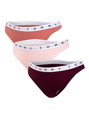 Tommy Hilfiger - 3p String - Stretch Cotton - 0R5, Maat:S
