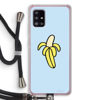 Banana: Samsung Galaxy A51 5G Transparant Hoesje met koord