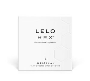 Lelo HEX Condooms (doosje 3 Condooms)