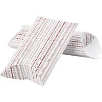 Vivi Gade Cadeaudoosje, doodles, afm 18x15x6 cm, 300 gr, rood, 3 stuk/ 1 doos
