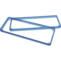 Hammond Electronics 1455UBTBU Lenskap ABS Blauw (transparant) (l x b x h) 196 x 71 x 11.60 mm 2 stuk(s) - thumbnail