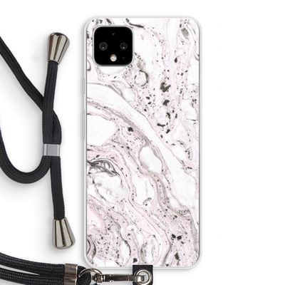 Mengelmoes: Pixel 4 XL Transparant Hoesje met koord