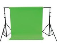 Bresser D-37 support + rol papier 2.72x11m chromakey groen