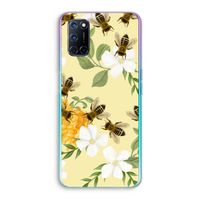 No flowers without bees: Oppo A72 Transparant Hoesje