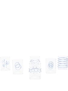 Ichendorf Milano lot de 6 verres à eau Decó Blu - Bleu