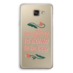 Optimistic flower girl: Samsung Galaxy A5 (2016) Transparant Hoesje