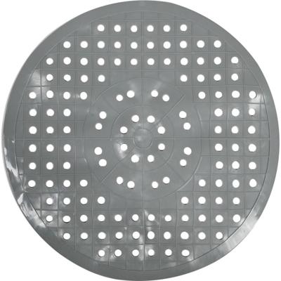 Benson Gootsteenmat - rond - grijs - 31 x 27 cm - spoelbakmat - bescherming