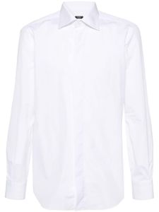 Barba chemise en popeline de coton - Blanc