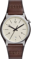 Horlogeband Fossil FS5510 Onderliggend Leder Bruin 22mm