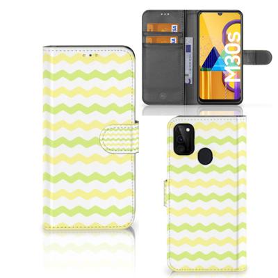 Samsung Galaxy M21 | M30s | Telefoon Hoesje | Waves Yellow