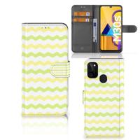 Samsung Galaxy M21 | M30s | Telefoon Hoesje | Waves Yellow Samsung Galaxy M21 | M30s | Telefoon Hoesje | Waves Yellow