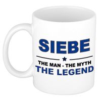 Siebe The man, The myth the legend collega kado mokken/bekers 300 ml