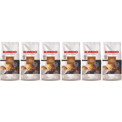 Kimbo Caffé Crema Classico - koffiebonen - 6 x 1 kilo