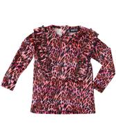 velvet top met ruches