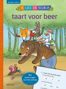 Deltas ik lees en begrijp taart voor beer